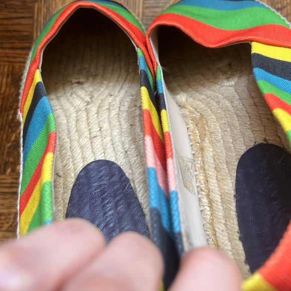 PAUL SMITH Rainbow Striped Men’s Espadrilles Shoes Size 43 - Picture 4 of 12